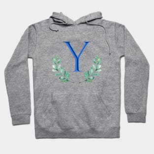 Monogram Botanical Leaf Y Hoodie